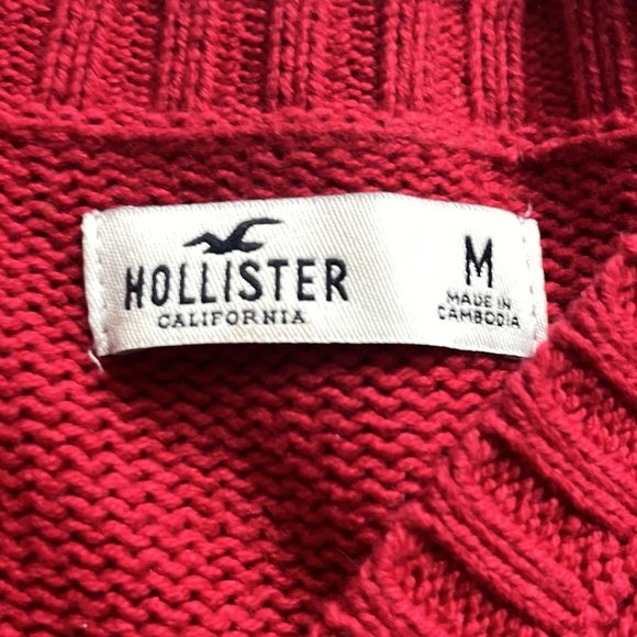 Cropped Hollister knitted sweater - Picture 2 of 2